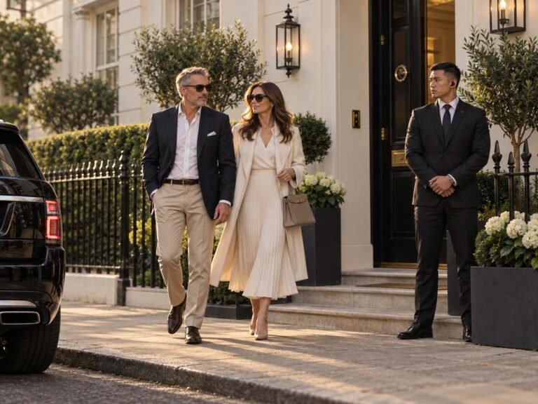 Residential security for executives and public figures at a private London residence